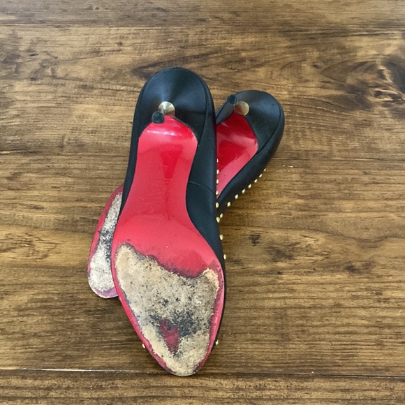 Christian Louboutin Peep Toe 100mm Stud Heels size 40 - Picture 11 of 12